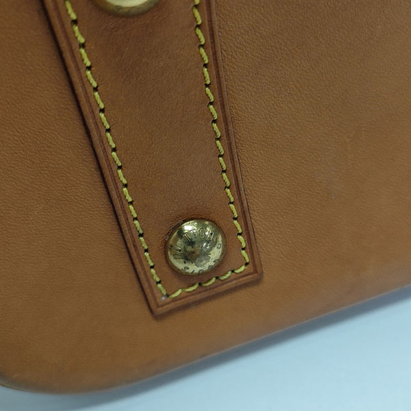 ALMA BB Monogram Coated Canvas Brown