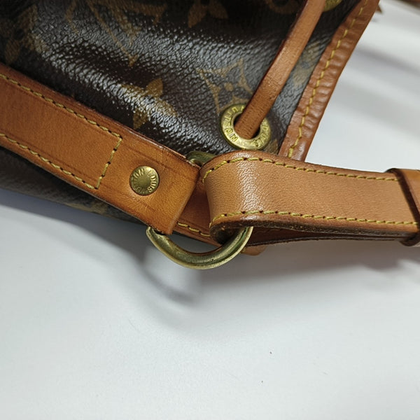 NOÉ BB Monogram Coated Canvas Brown