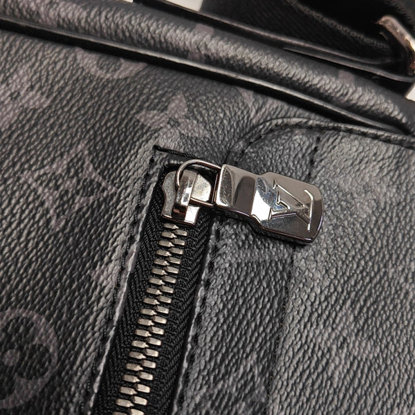 DISTRICT MM Monogram Coated Canvas Black