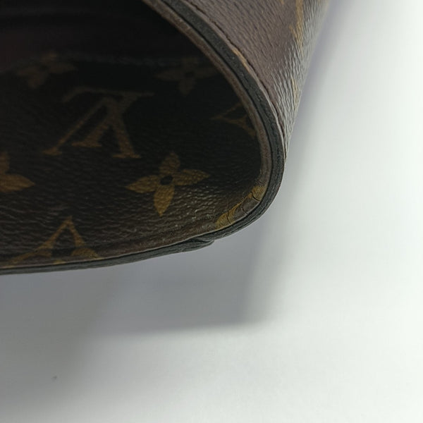 MONTAIGNE GM Monogram Coated Canvas Brown