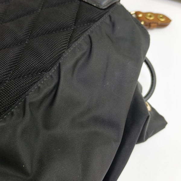 The Rucksack Medium Nylon Black