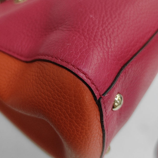 Bamboo 1947 Medium Calfskin Red