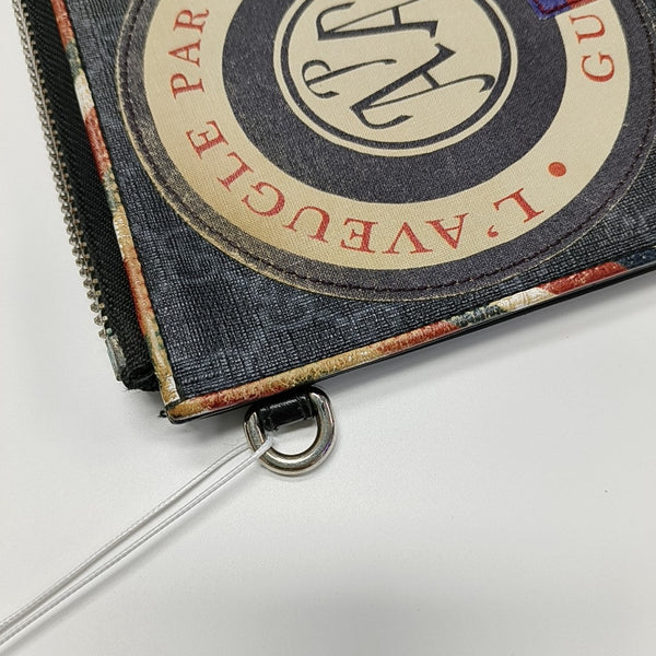 Courrier Monogram Coated Canvas Black