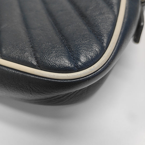 GG Marmont Small Quilted Calfskin Blue