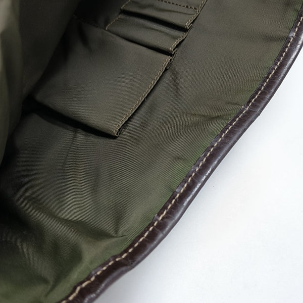 GG Messenger Monogram Coated Canvas Black