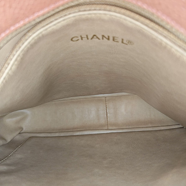 Grained Calfskin Tote Bag Pink