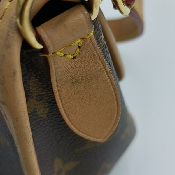 DIANE Monogram Coated Canvas Brown