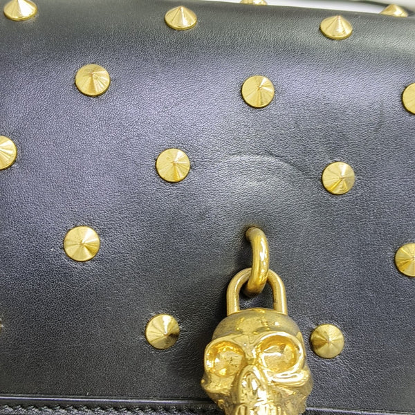Calfskin Shoulder Bag Black