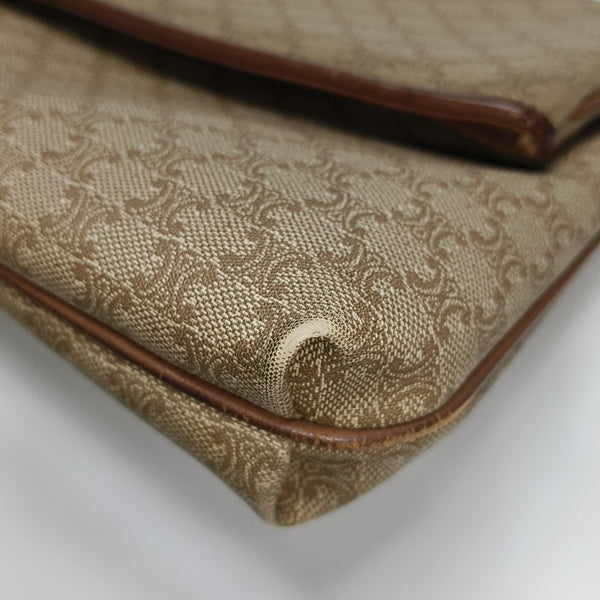 MACADAM CLUTCHES Coated Canvas Beige
