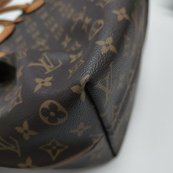 TURENNE MM Monogram Coated Canvas Brown