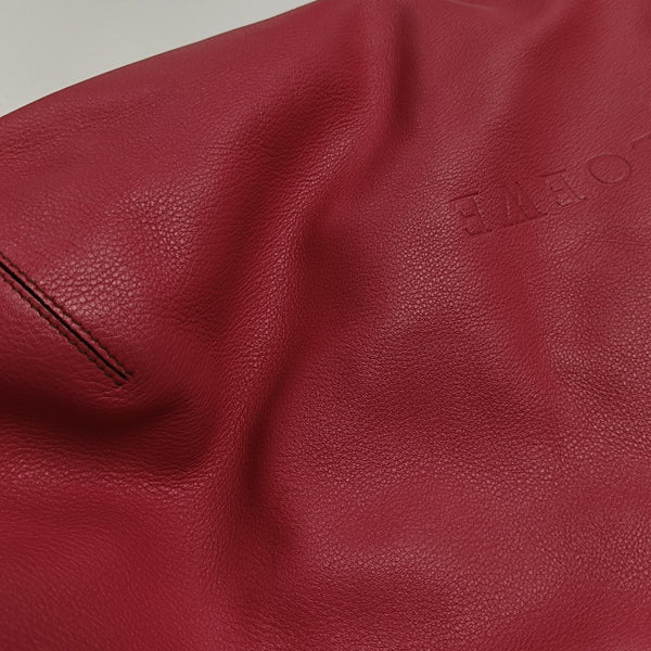 Calfskin Shoulder Bag Red