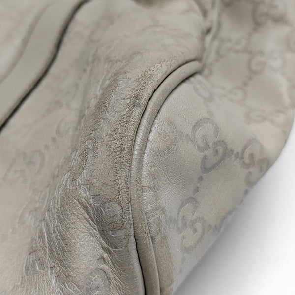 Joy Medium Monogram Calfskin Beige