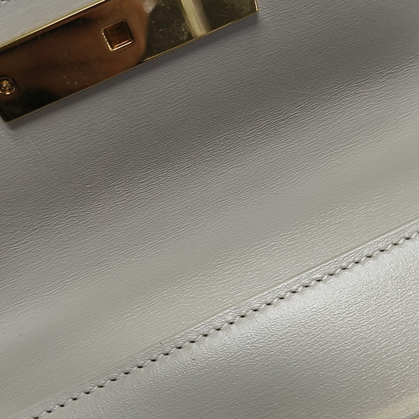 MANHATTAN Mini Calfskin White