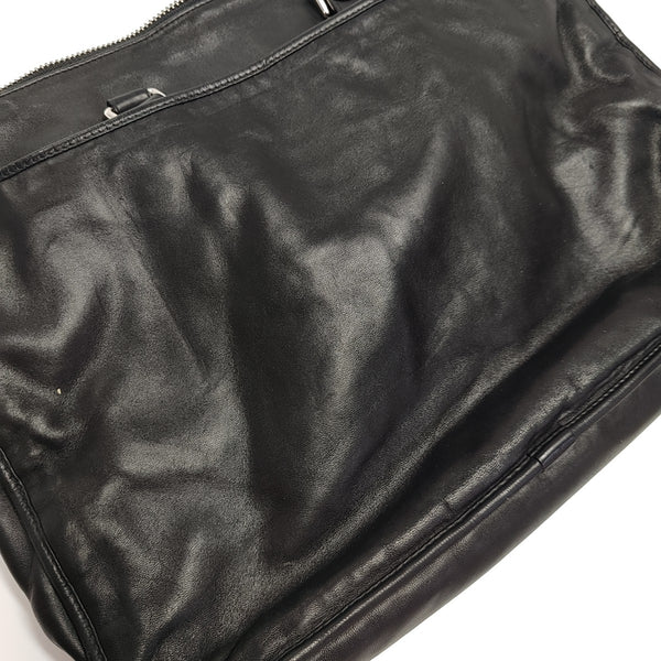 Lambskin Top Handle Bag Black