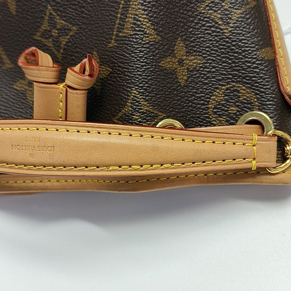 NOÉ Nano Monogram Coated Canvas Brown