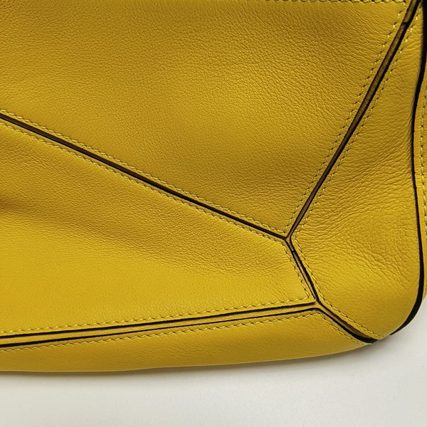 Puzzle Medium Calfskin Yellow