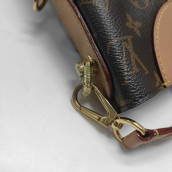 DUFFLE Monogram Coated Canvas Brown