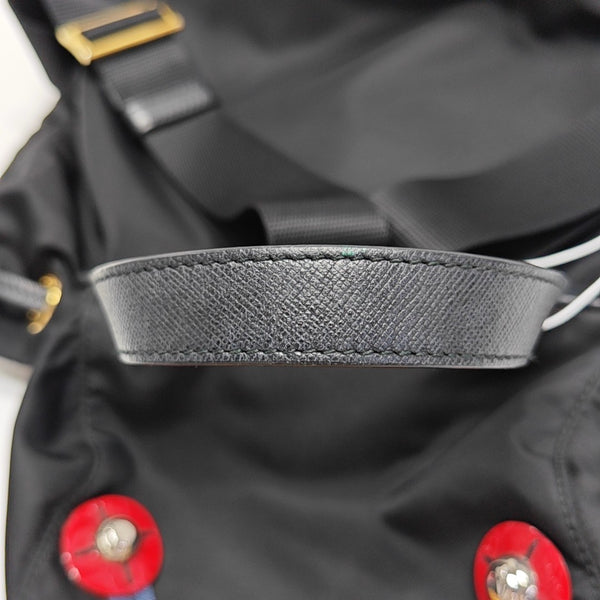 Nylon Backpack Black