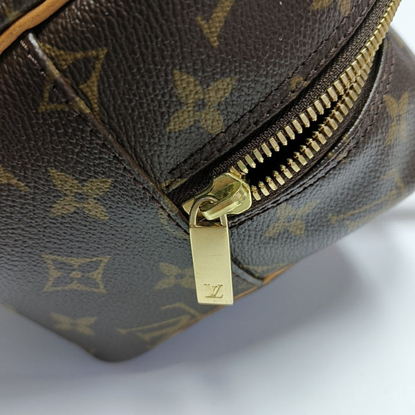 CITE MM Monogram Coated Canvas Brown