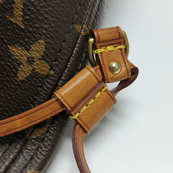 NEVERFULL MM Monogram Coated Canvas Brown