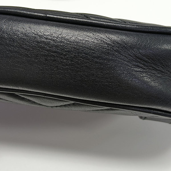 GG Marmont Super Mini Quilted Calfskin Black
