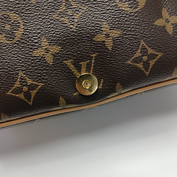 DIANE Monogram Coated Canvas Brown