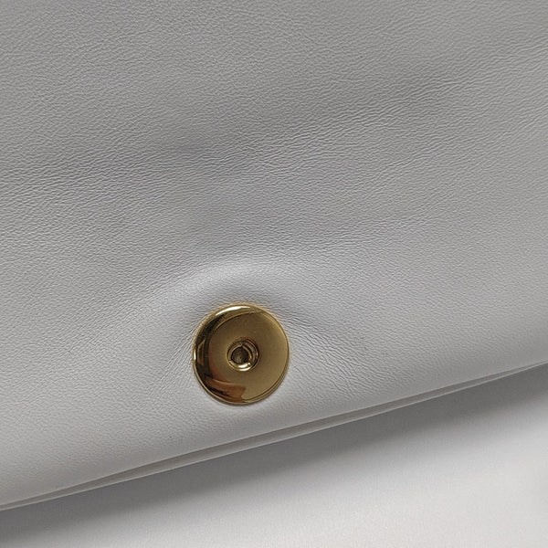 Dior Caro Small Cannage Calfskin White