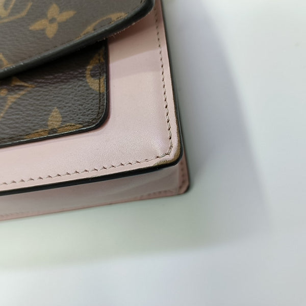 FLORE Monogram Coated Canvas Brown