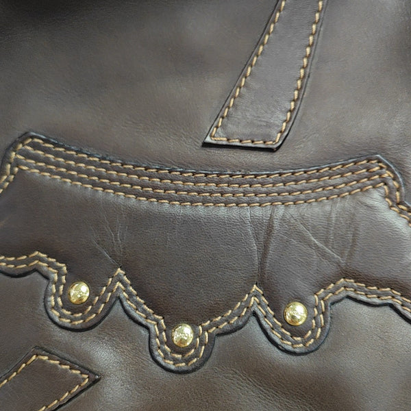 Calfskin Tote Bag Brown
