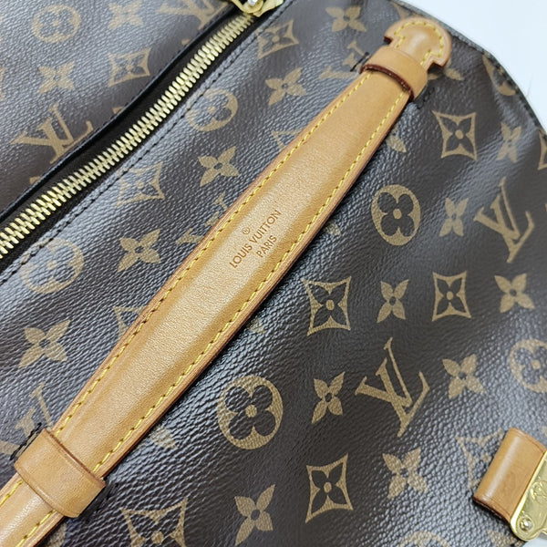 MÉTIS MM Monogram Coated Canvas Brown