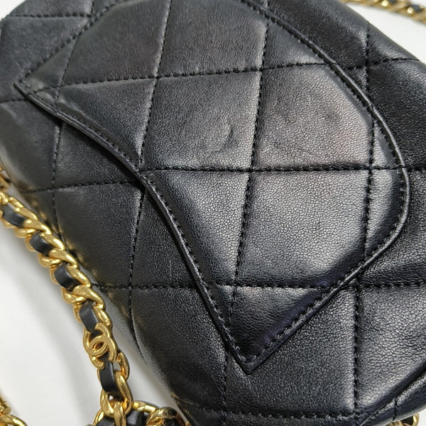 CLASSIC FLAP Mini Quilted Lambskin Black