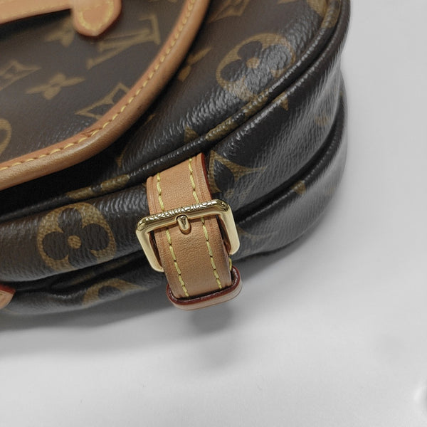 SAUMUR BB Monogram Coated Canvas Brown