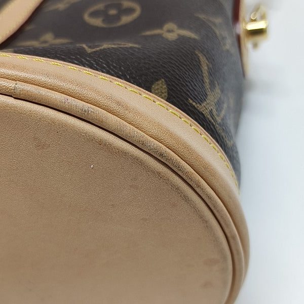 DUFFLE Monogram Coated Canvas Brown