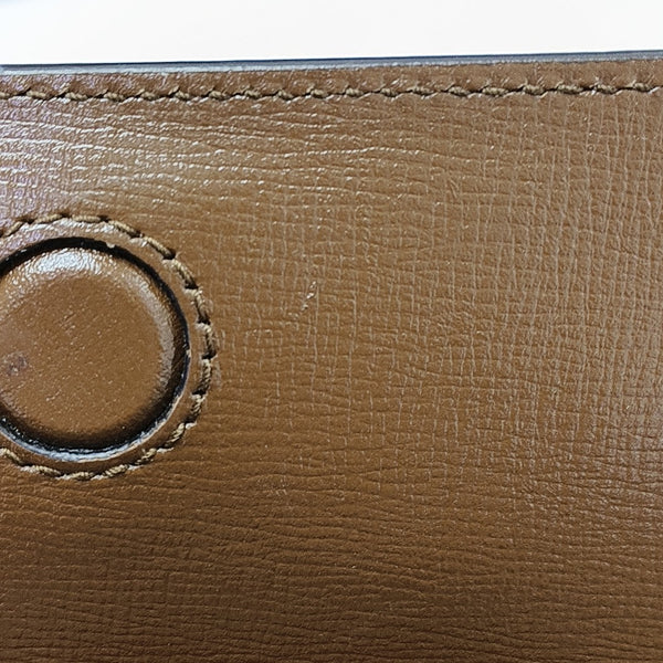 Horsebit 1955 Small Coated Canvas Beige