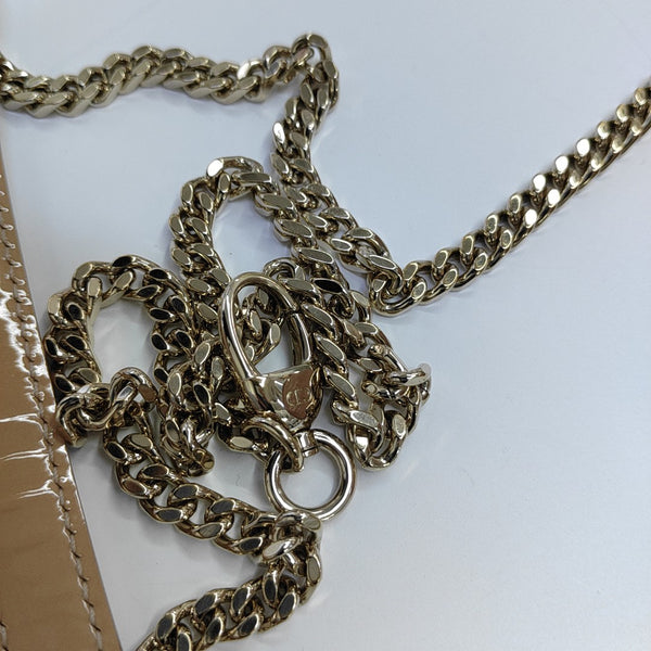 Lady Dior Mini Cannage Patent Leather Pink