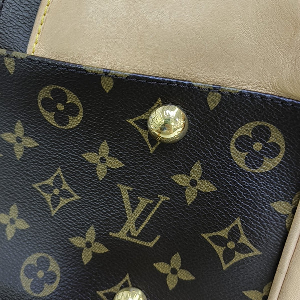 BEVERLY Monogram Coated Canvas Brown