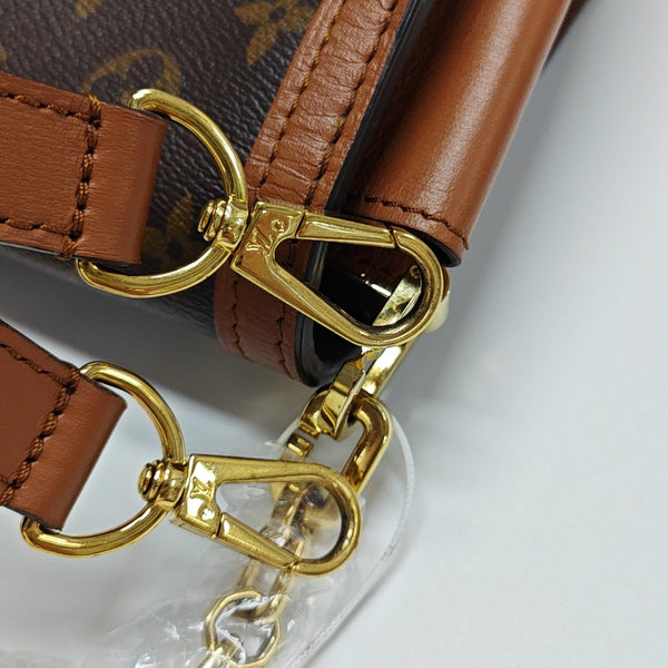 DAUPHINE MM Monogram Coated Canvas Brown