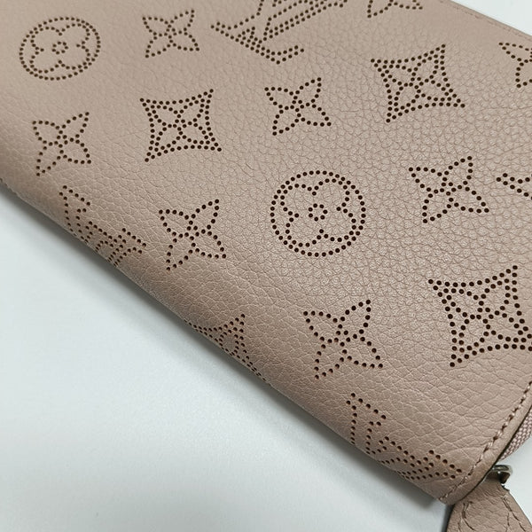 ZIPPY Monogram Calfskin Pink Wallet