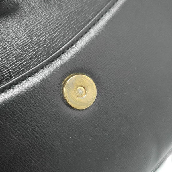 GG Ring Small Calfskin Black