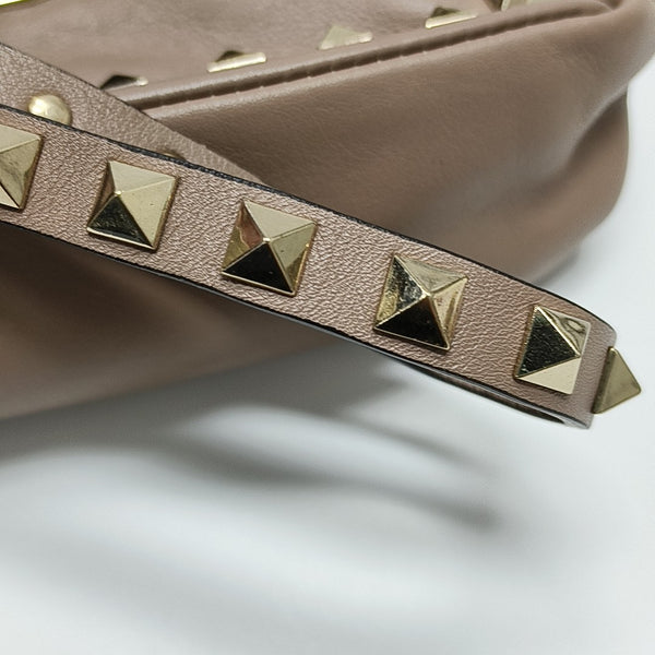 Rockstud Calfskin Pink