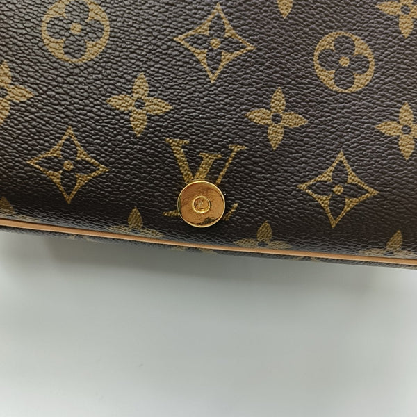 DIANE Monogram Coated Canvas Brown