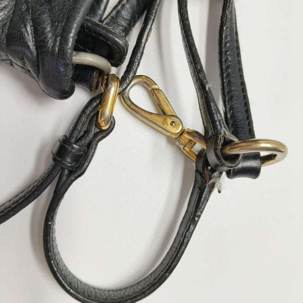 Matelassé Quilted Calfskin Black