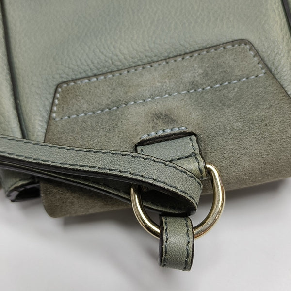 Faye Mini Calfskin Blue