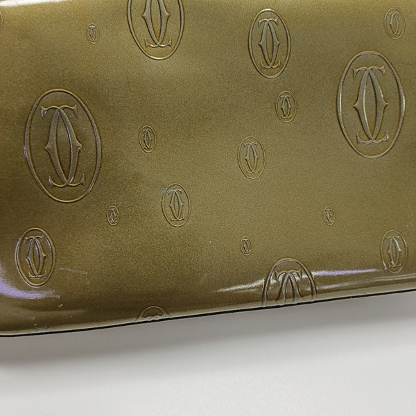 Patent Leather Shoulder Bag Green