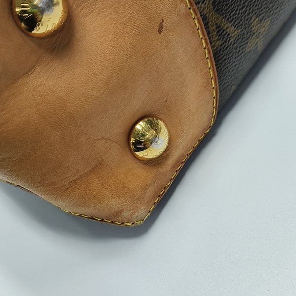 WILSHIRE PM Monogram Coated Canvas Brown