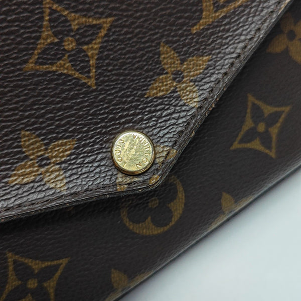 FÉLICIE Monogram Coated Canvas Brown