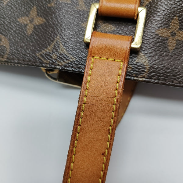 PIANO Monogram Coated Canvas Brown