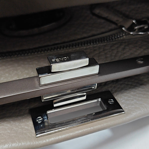 Peekaboo Medium Calfskin Gray