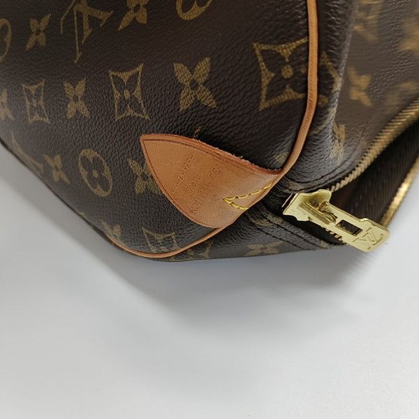 SAC SOUPLE 55 Monogram Coated Canvas Brown