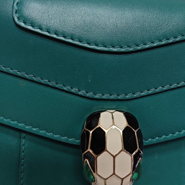 SERPENTI FOREVER Small Calfskin Green